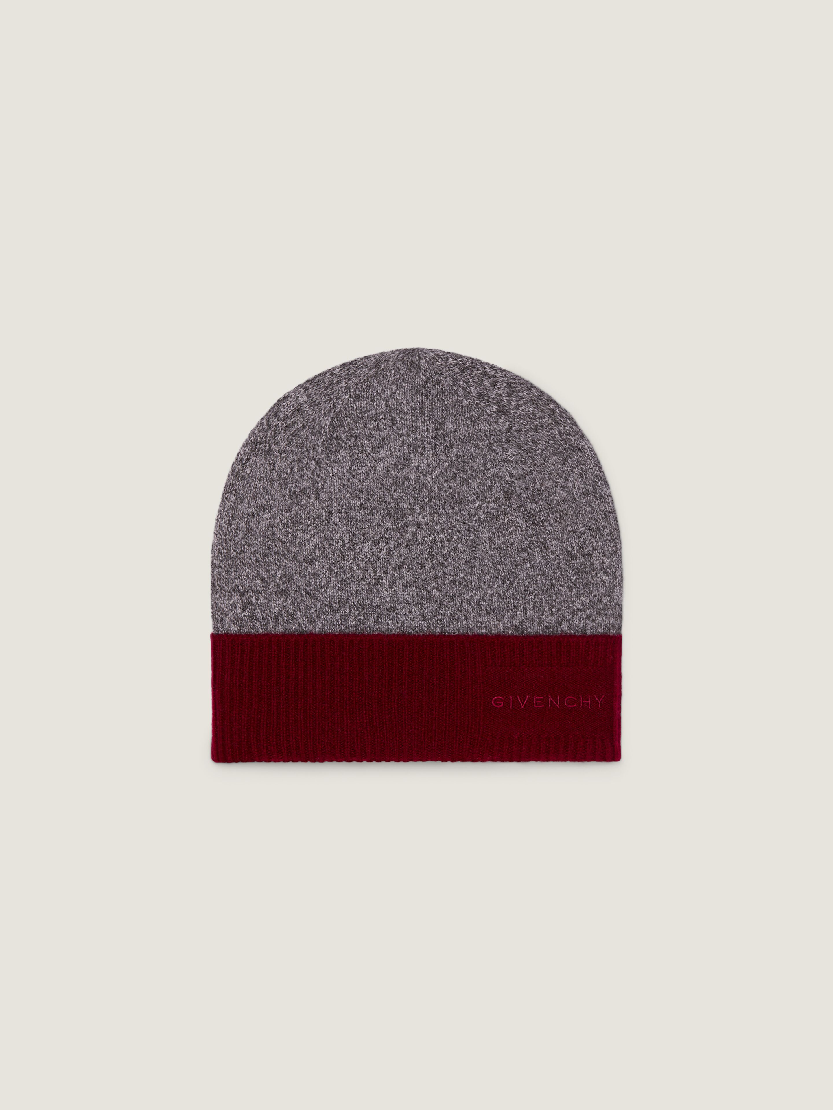 GIVENCHY color block beanie in cashmere